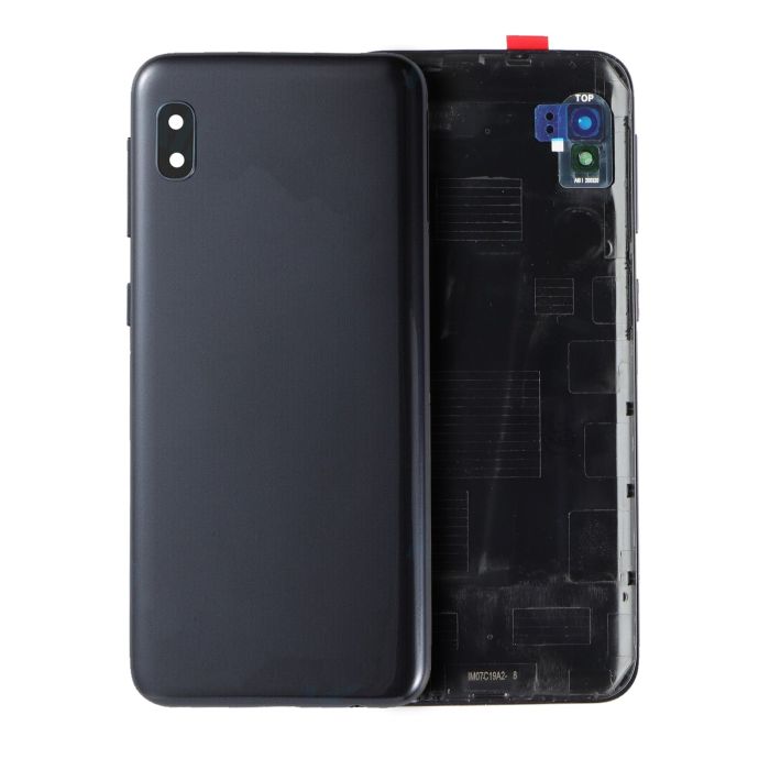 Rückglas mit Kameralinse Samsung Galaxy A10E (A102/ 2019) (Schwarz)