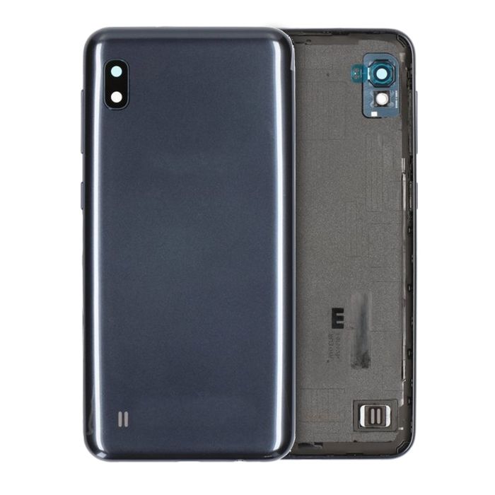 Rückglas mit Kameralinse für Samsung Galaxy A10 (Service Pack) (Schwarz)