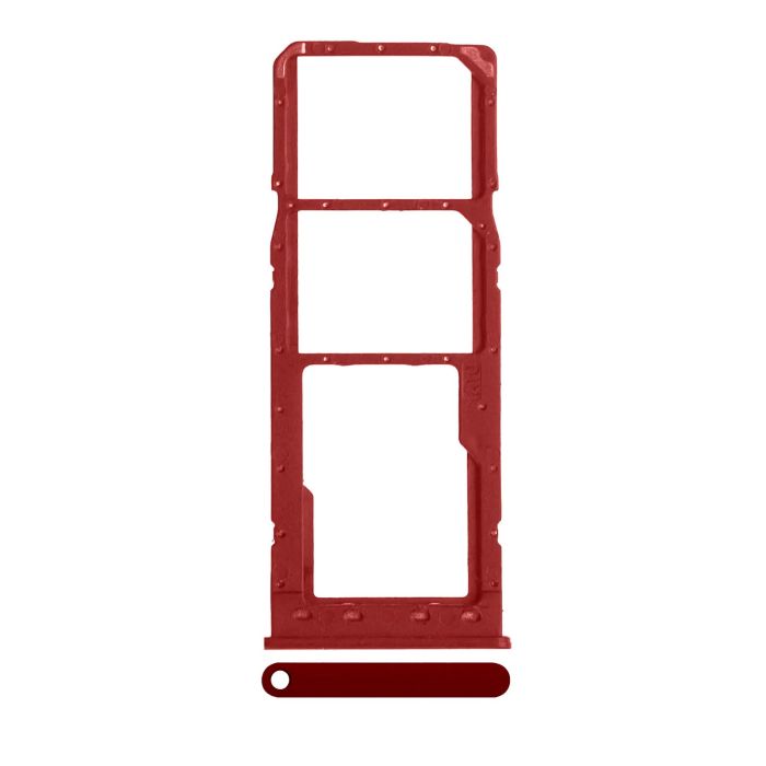SIM-Kartenschacht Dual für Samsung Galaxy A10 (A105/ 2019) (Rot)