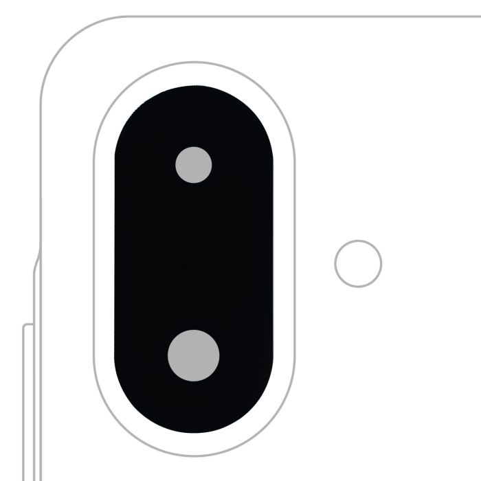 Rückkamera-Linse (nur Glas) mit Kleber für Galaxy A07 4G (A075/ 2025)