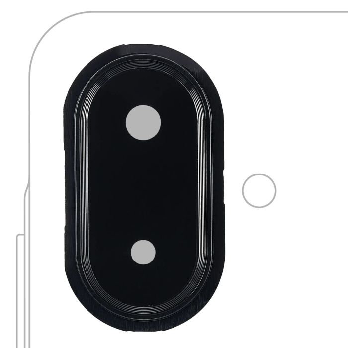 Rückkamera-Linse mit Abdeckung Rahmen Ring für Galaxy A07 4G (A075/ 2025)