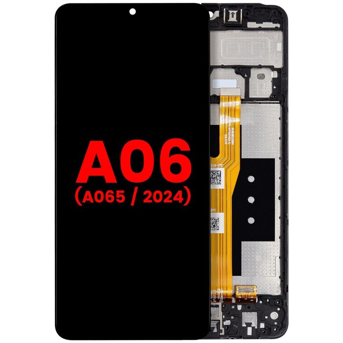 LCD Display mit Rahmen für Galaxy A06 (A065/ 2024) (All Colors)