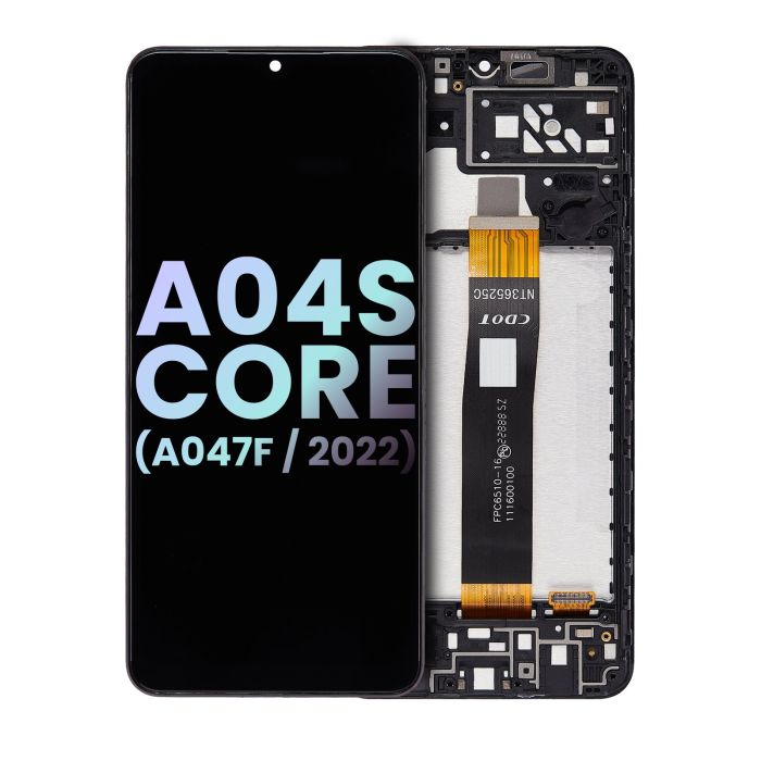 LCD Display mit Rahmen für Galaxy A04S Core (A047F/ 2022) (Service Pack)
