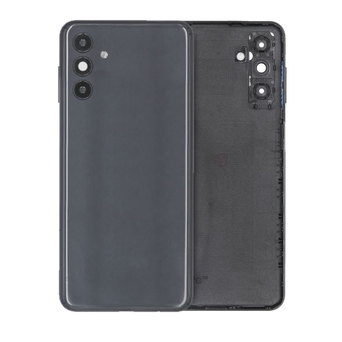 Rückglas mit Kameralinse für Samsung Galaxy A04s (Service Pack) (Schwarz)