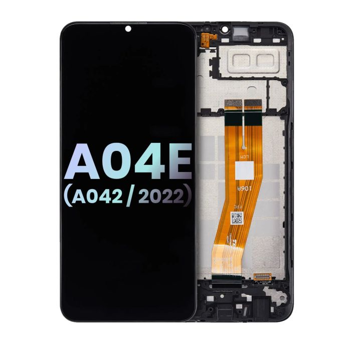 LCD Display mit Rahmen für Galaxy A04E (A042/ 2022) (Service Pack) (All Colors)