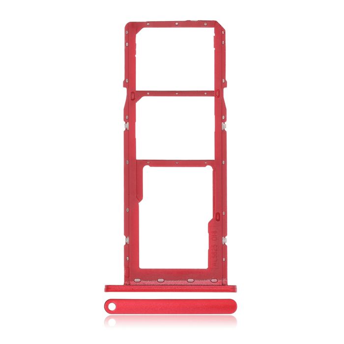 SIM-Kartenschacht Dual für Samsung Galaxy A03S (A037F/ 2021) (Rot)