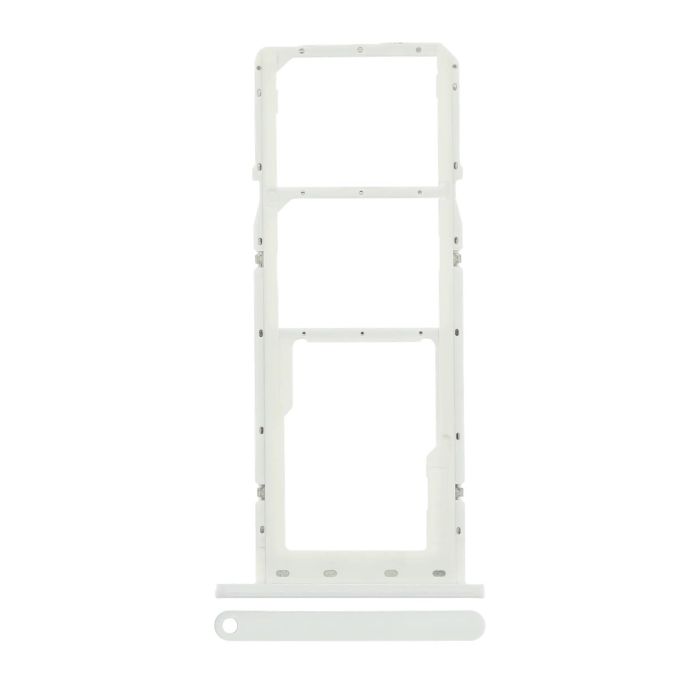 SIM-Kartenschacht Dual für Samsung Galaxy A03S (A037F/ 2021) (Weiß)