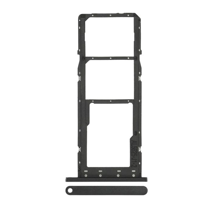 SIM-Kartenschacht Dual für Samsung Galaxy A03S (A037F/ 2021) (Schwarz)