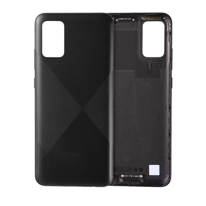 Rückglas für Samsung Galaxy A02S (A025/ 2020) (Service Pack) (Schwarz)