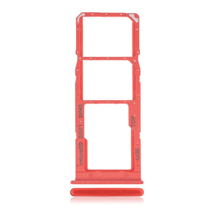 SIM-Kartenschacht Dual für Samsung Galaxy A02 (A022/ 2020) (Rot)