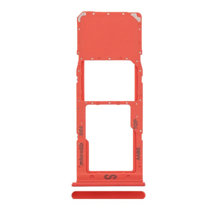 SIM-Kartenschacht Single für Samsung Galaxy A02 (A022/ 2020) (Rot)