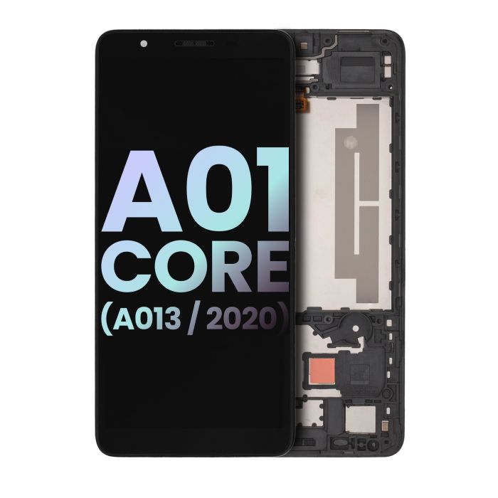 LCD Display mit Rahmen für Galaxy A01 Core (A013/ 2020) (Service Pack)