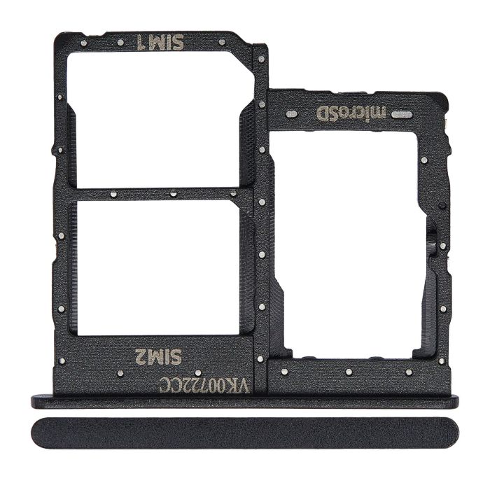 SIM-Kartenschacht Dual für Samsung Galaxy A01 Core (A013/ 2020) (Schwarz)