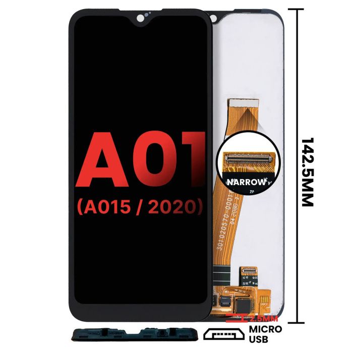 LCD Display ohne Rahmen für Galaxy A01 4G (A015/ 2020) (Global Model)