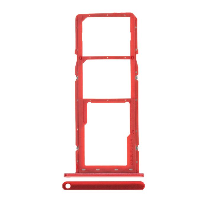 SIM-Kartenschacht Dual für Samsung Galaxy A01 (A015/ 2020) (Rot)