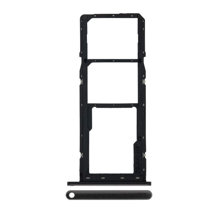 SIM-Kartenschacht Dual für Samsung Galaxy A01 (A015/ 2020) (Schwarz)