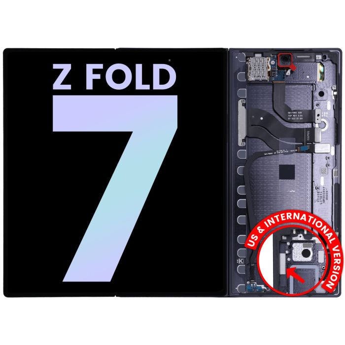 Innen OLED Display mit Rahmen für Galaxy Z Fold 7 5G (US & International)