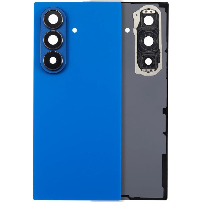 Rückglas mit Kameralinse für Galaxy Z Fold 7 5G (F966) (ohne Logo) (Blue Shadow)