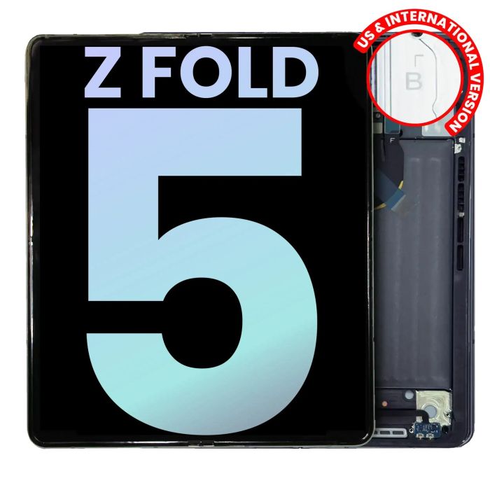 Innen OLED Display mit Rahmen für Galaxy Z Fold 5 5G (Service Pack)