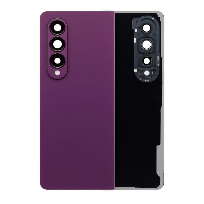 Rückglas mit Kameralinse für Samsung Galaxy Z Fold 4 (Service Pack) (Lila)