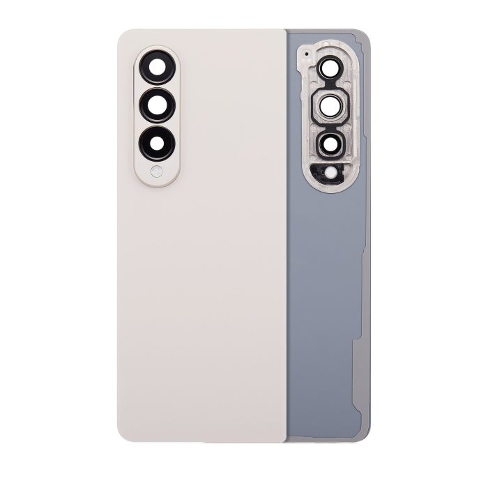 Rückglas mit Kameralinse für Samsung Galaxy Z Fold 4 (Service Pack) (Beige)