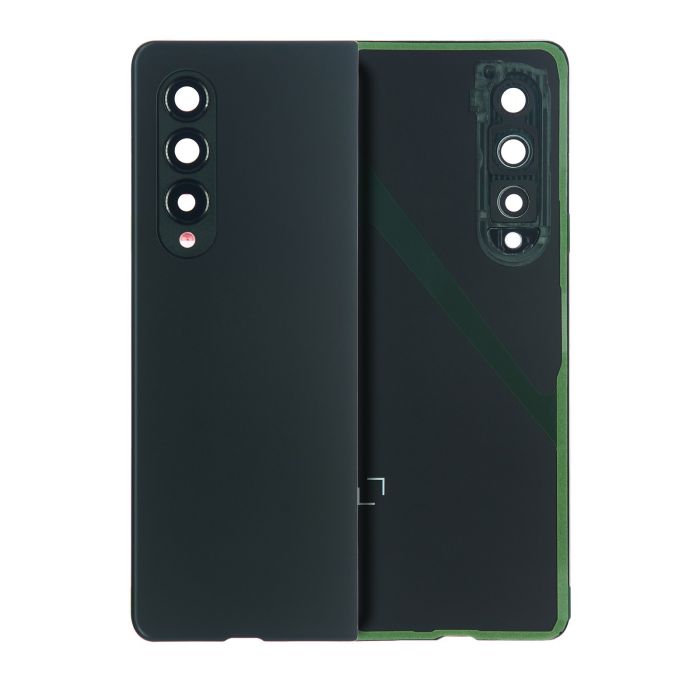 Rückglas mit Kameralinse für Galaxy Z Fold 3 (Service Pack) (Phantom Black)