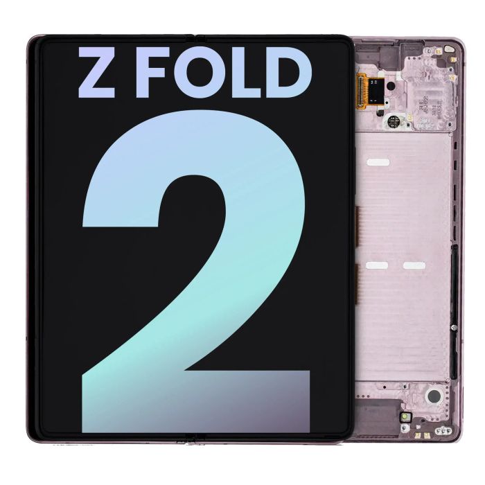 Innen OLED Display mit Rahmen für Galaxy Z Fold 2 5G (Mystic Bronze)