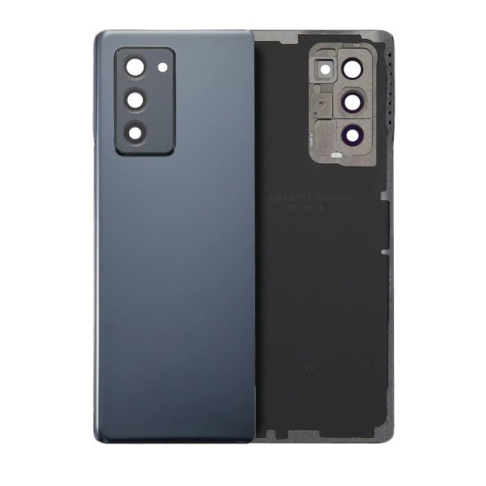 Rückglas mit Kameralinse für Galaxy Z Fold 2 5G (Service Pack) (Mystic Black)