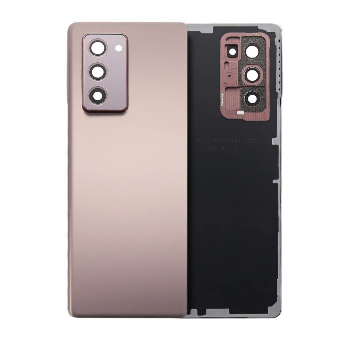 Rückglas mit Kameralinse für Galaxy Z Fold 2 5G (Service Pack) (Mystic Bronze)