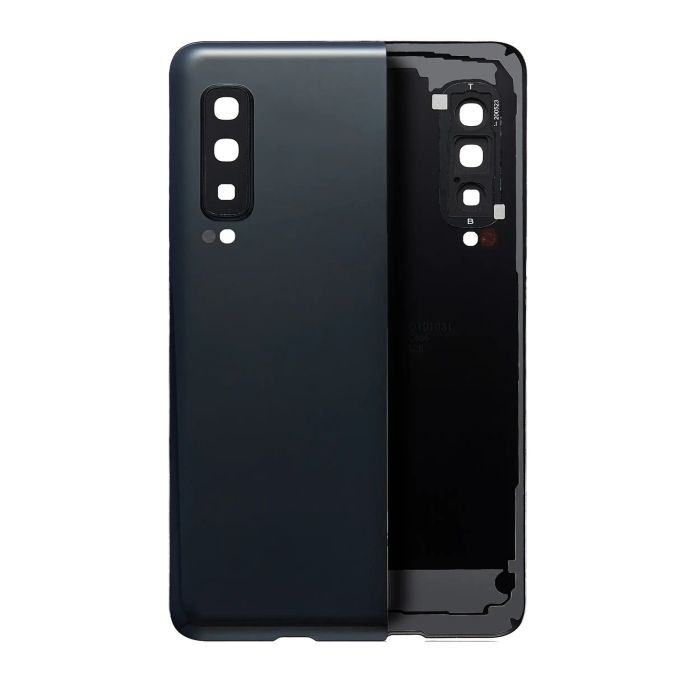 Rückglas mit Kameralinse für Samsung Galaxy Z Fold 4G (Cosmo Black)