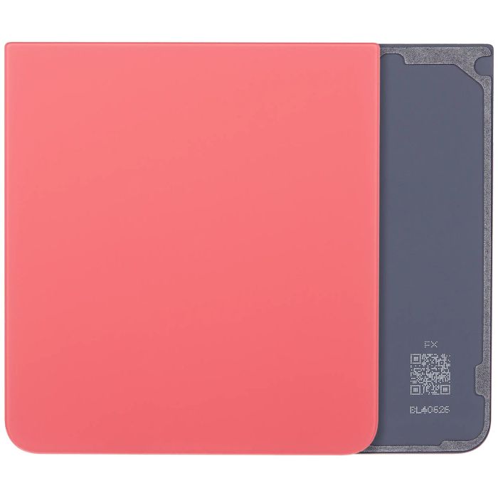 Bottom Rückglas für Galaxy Z Flip 7 5G (F766) (ohne Logo) (Coral Red)
