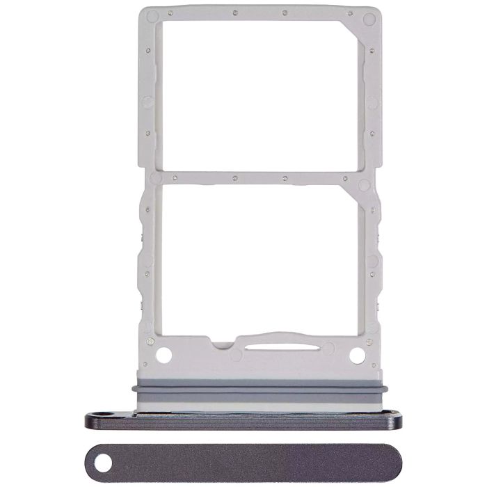 SIM-Kartenschacht Dual für Samsung Galaxy Z Flip 6 (F741) (Premium) (Schwarz)
