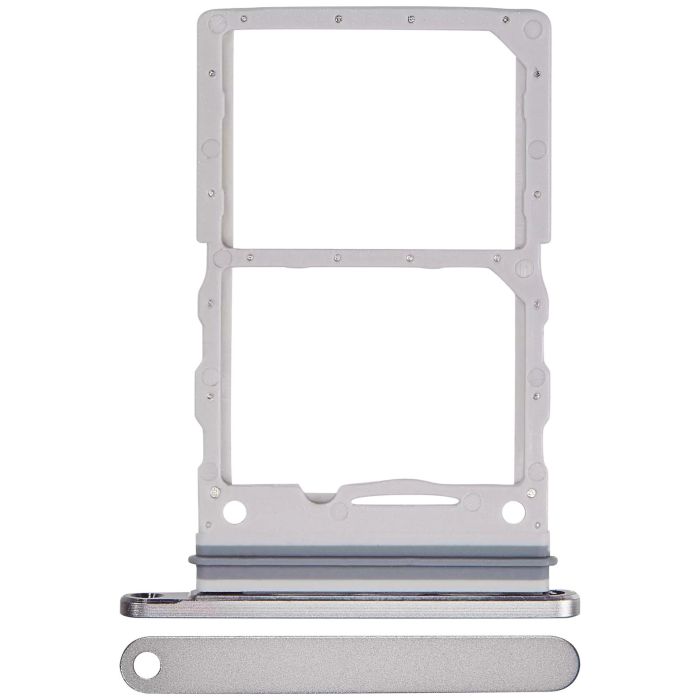 SIM-Kartenschacht Dual für Galaxy Z Flip 6 (F741) (Premium) (Silver Shadow)