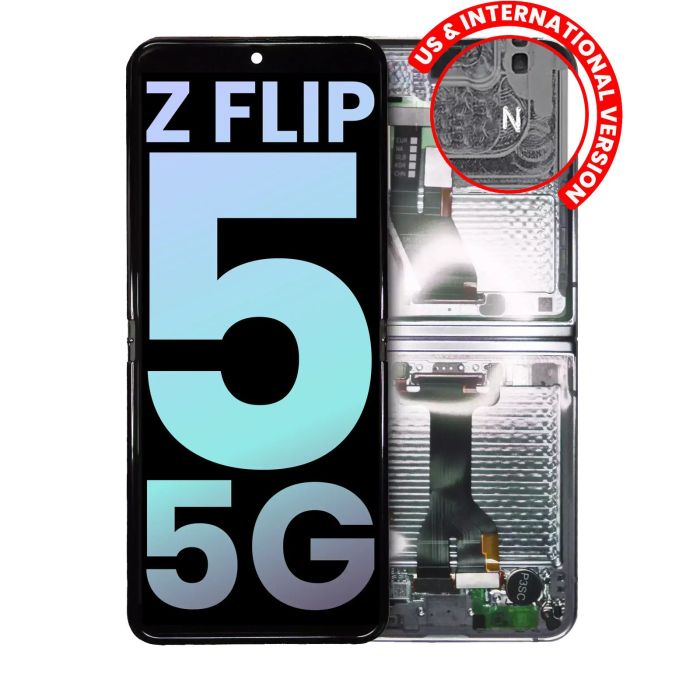 Innen OLED Display mit Rahmen für Galaxy Z Flip 5 5G (Service Pack)