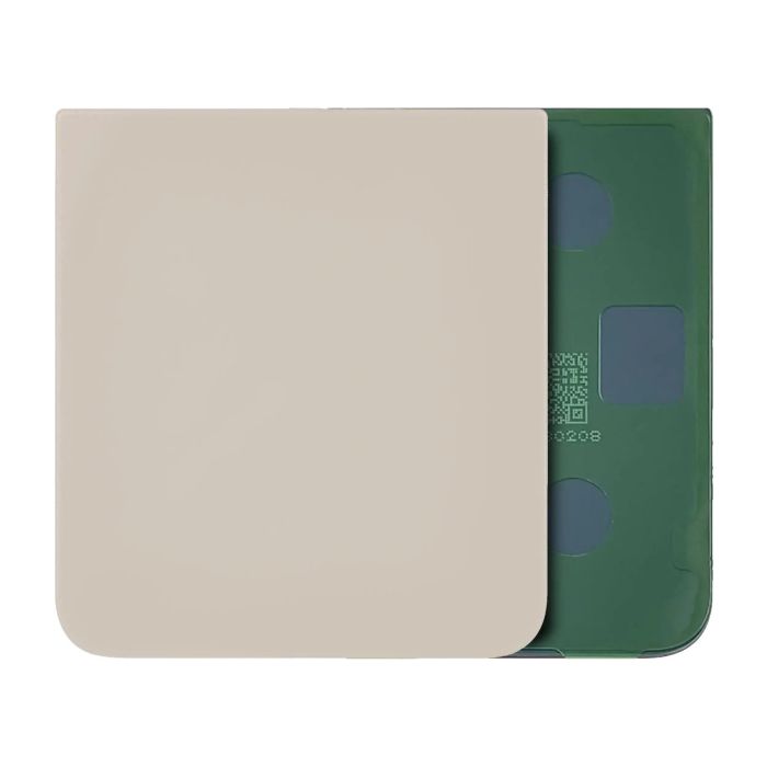 Bottom Rückglas für Samsung Galaxy Z Flip 5 (Service Pack) (Cream)