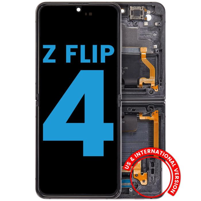 Innen OLED Display mit Rahmen für Galaxy Z Flip 4 5G (F721)
