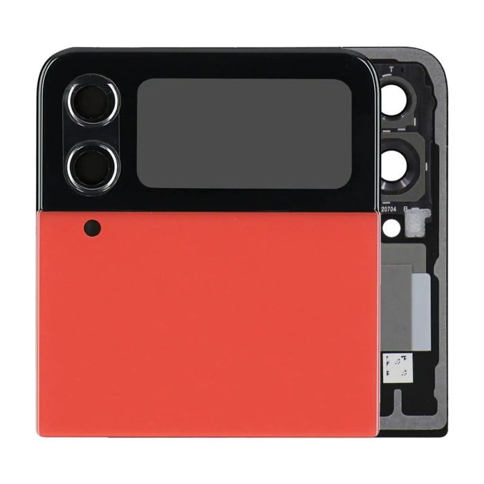 Außen OLED Display Einheit für Samsung Galaxy Z Flip 4 5G (Service Pack) (Rot)