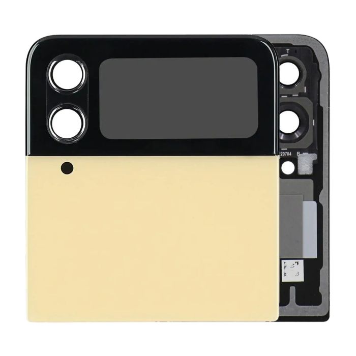 Außen OLED Display Einheit für Samsung Galaxy Z Flip 4 5G (Service Pack) (Gold)