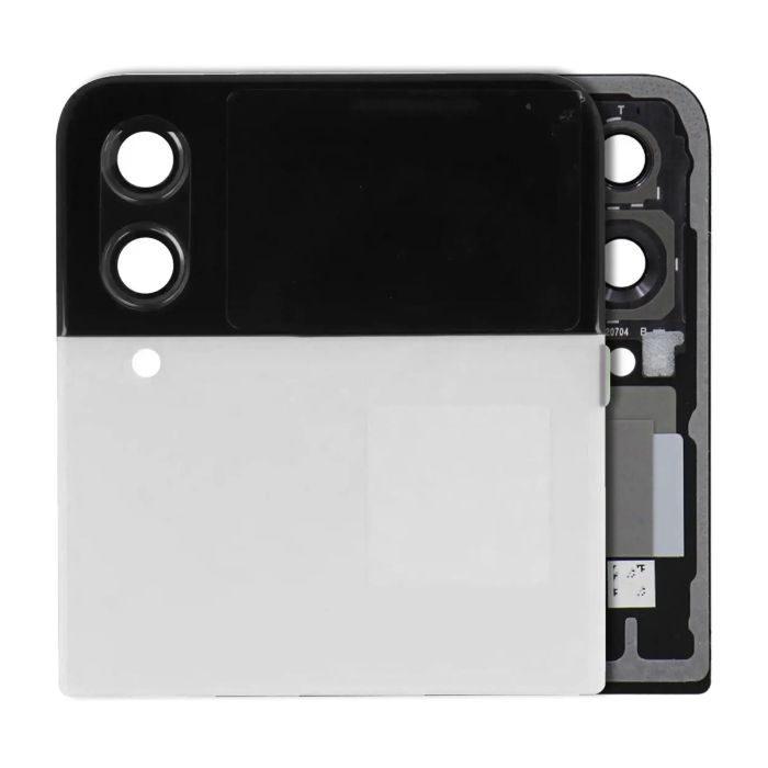 Außen OLED Display Einheit für Samsung Galaxy Z Flip 4 5G (Service Pack) (Weiß)