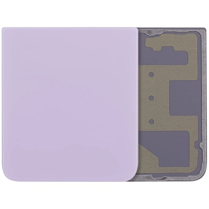 Bottom Rückglas für Samsung Galaxy Z Flip 4 (Aftermarket) (Bora Purple)