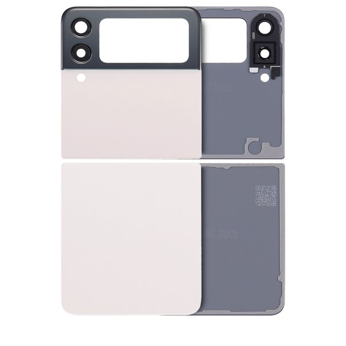 Rückglas mit Kameralinse für Galaxy Z Flip 3 5G (Aftermarket Plus) (Weiß)
