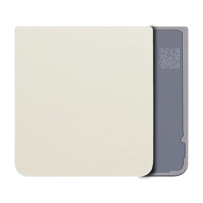 Bottom Rückglas für Samsung Galaxy Z Flip 3 5G (Service Pack) (Cream)