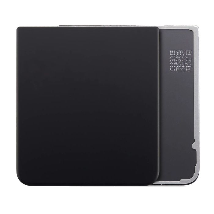 Bottom Rückglas für Samsung Galaxy Z Flip 3 5G (Service Pack) (Phantom Black)