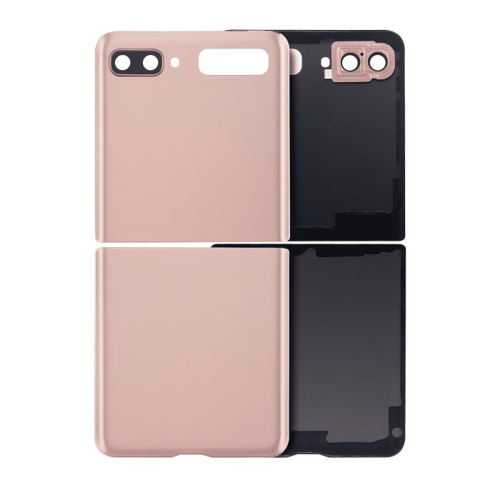 Rückglas mit Kameralinse für Galaxy Z Flip 5G (F707) (Mystic Bronze)