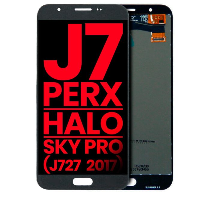 LCD Display ohne Rahmen für Galaxy J7 Perx/ Halo/ Sky Pro (Silver/ Grey)