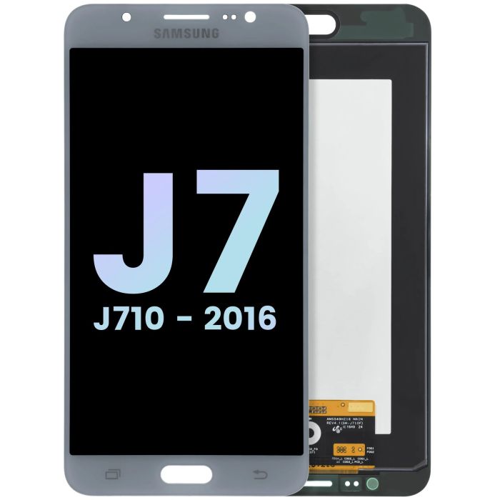 LCD Display ohne Rahmen für Galaxy J7 (J710) (Service Pack) (Weiß)