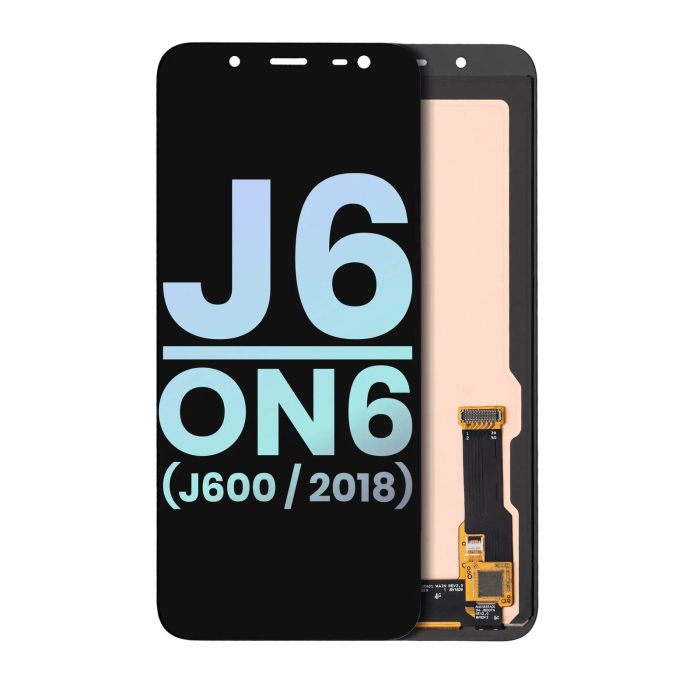 OLED Display ohne Rahmen für Galaxy J6/ On6 (J600/ 2018) (Service Pack)