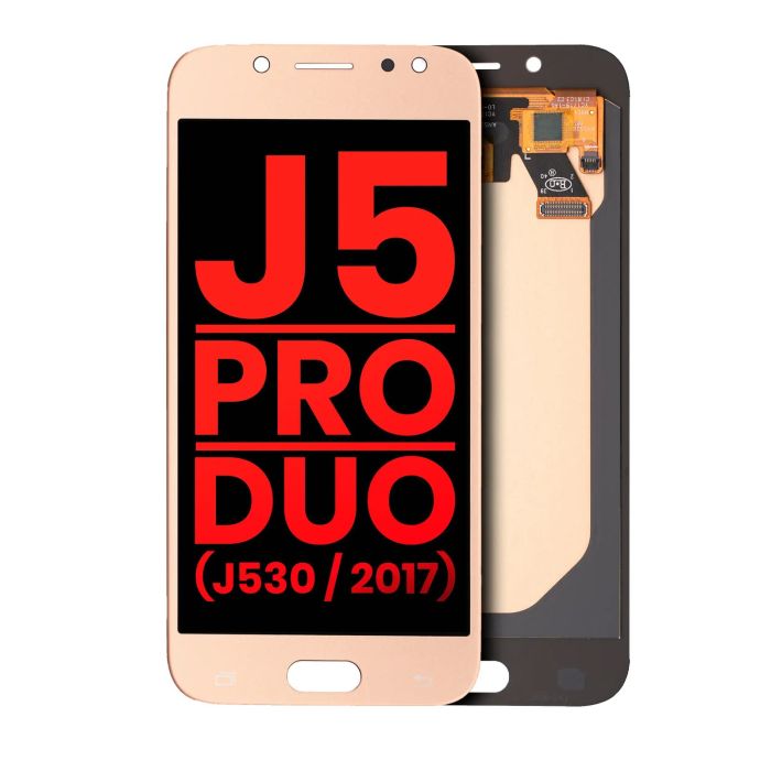 OLED Display ohne Rahmen für Galaxy J5/ Pro/ Duo (J530/ 2017) (Gold)