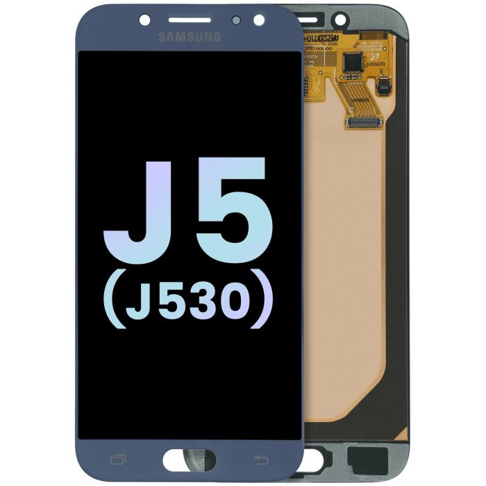 OLED Display ohne Rahmen für Galaxy J5 (J530) (Service Pack) (Blau)