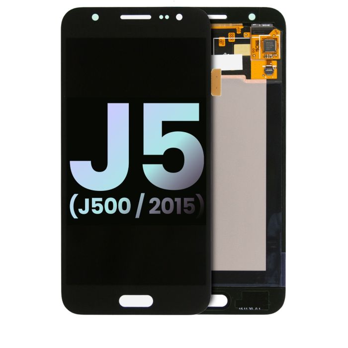 OLED Display ohne Rahmen für Galaxy J5 (J500/ 2015) (Service Pack) (Schwarz)